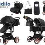 Set Karroce për Bebë 3 në 1 Kidilo G10+C me Çantë